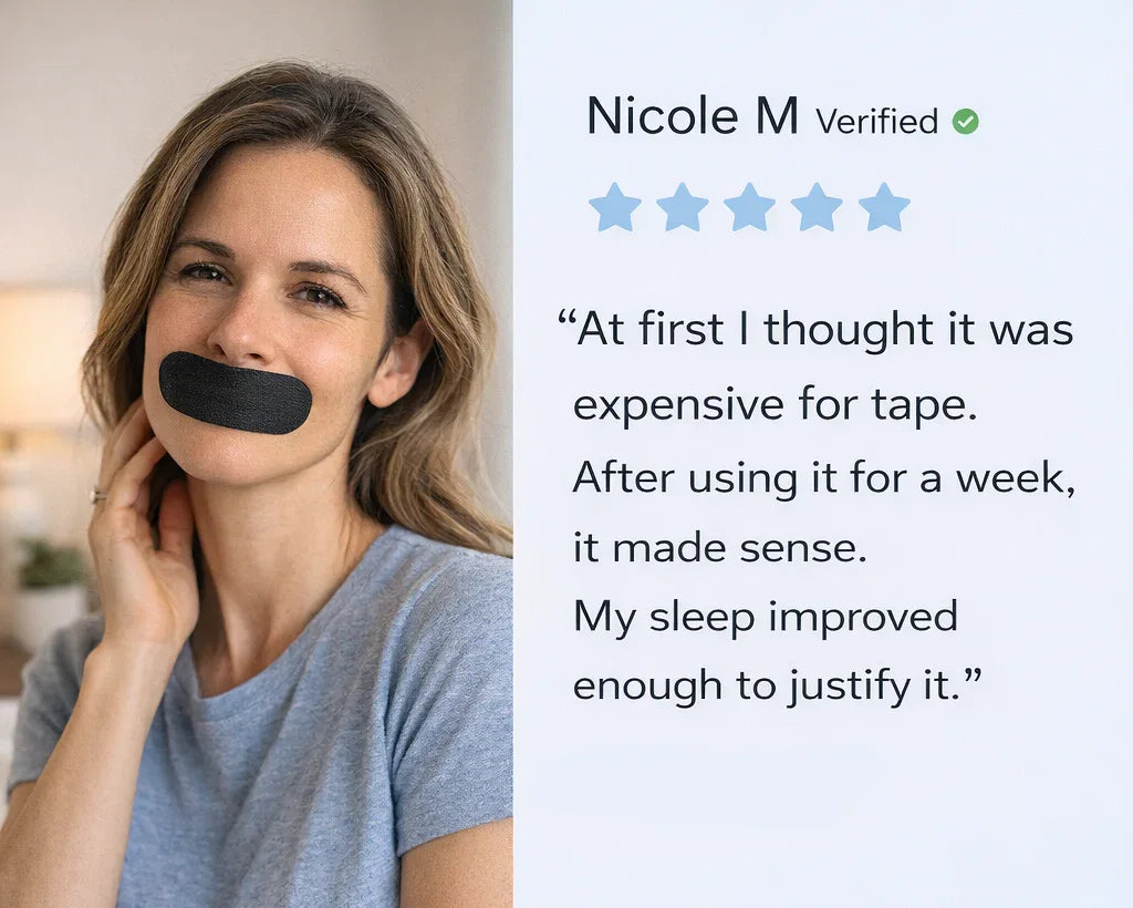 Comvellum Anti snoring mouth tape – Focus on Nose Breathing
