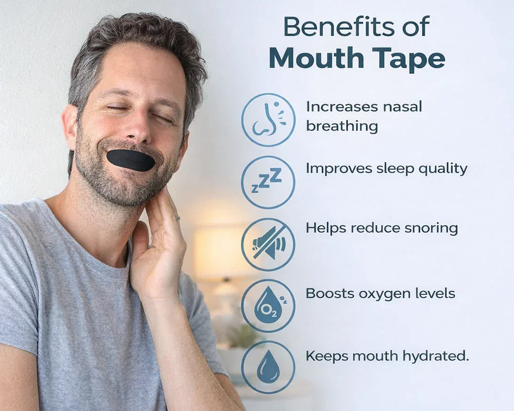Comvellum Anti snoring mouth tape – Focus on Nose Breathing